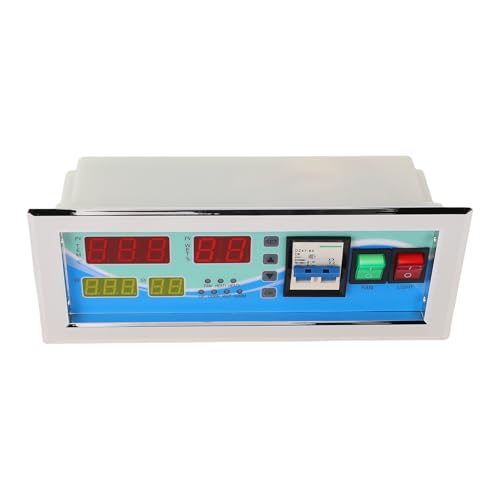 YWBL-WH Incubadora de Control de Computadora Automática, Carcasa de Retardante Inflamante de Servicio Pesado ABS, Pantalla de Pantalla a Todo Color, 7 Canales, Mejorar la Eficiencia de