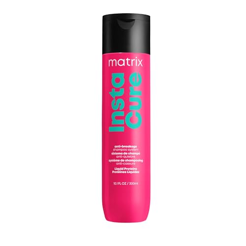 Matrix Champú antirotura para cabello dañado, con proteínas líquidas, champú Insta Cure 1 x 300 ml