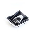 EATHVEYWE Palanca Cambios para VW para Tiguan 2 II para MK2 AD 2017-2023 Pomo Cambio Manual Palanca Cambios Volante Izquierda 5NB711113F Pomos Palanca Cambios(5 Speed)