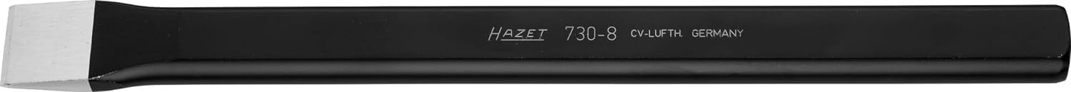 HAZET 730-8 I 300 mm I kute I hartowane na całej długości I szlifowana krawędź dłuta I do usuwania materiału i obróbki szerokiej gamy materiałów