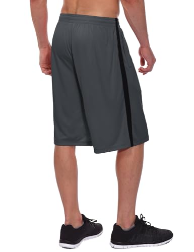 Image of BALEAF Men's Athletic Basketball Shorts Training Workout Zipper Pockets