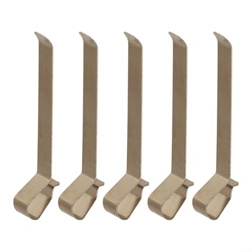 Muelle de compresión de metal para el botón de descarga Geberit 813514001, compatible con modelo 127.000/130.000/140.300, repuesto para cisterna de inodoro empotrada, color dorado, 38 x 5 mm