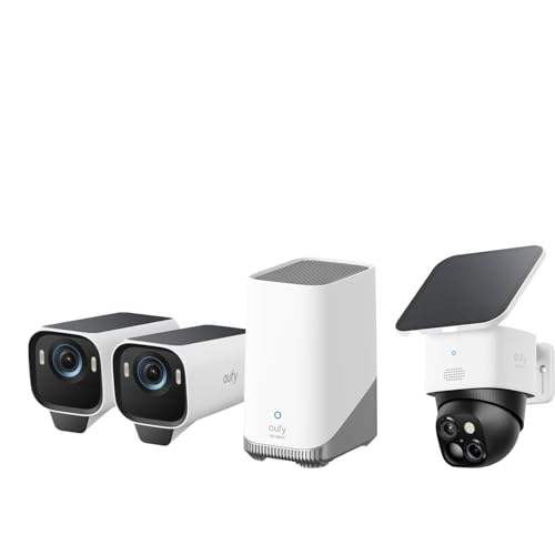 Amazon.com : eufy Security eufyCam S3 Pro 2-Cam Kit + SoloCam S340