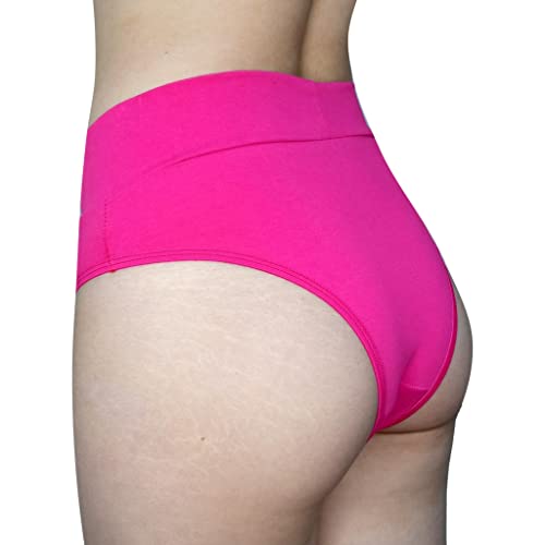 Kit 10 Calcinhas Cotton Algodão Cintura Alta Larga Pós Parto (GG)