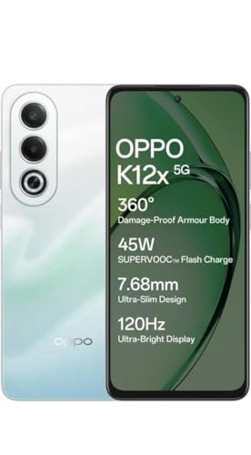 Refurbished-Oppo-K12x-5G-with-45W-SUPERVOOC-Charger-in-The-Box-Breeze-Blue-128-GB-6-GB-RAM