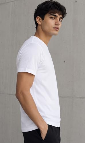 Image of London Hills T Shirt For Man | Men Round Neck Tshirts | Tshirt Shirts Men | Gym T Shirts For mens Workout | T-shirts For Man Cotton Stylish Round Neck T Shirt Half Sleeve Regular Fit Solid Multicolour