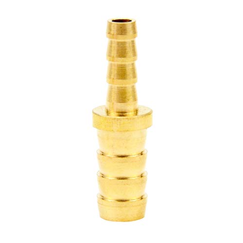 Beduan Brass Hose Barb Reducer, 3/8" To 5/16" Barb Hose Id, Reducing Barb Brabed Fitting Splicer Mender Union Air Water Fuel #TOP3