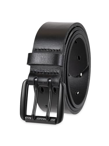 Levi's Women's Fully Adjustable Perforated Leather Casual Jean Belt with Double Prong Buckle2