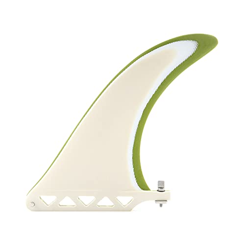 AQUBONA Surfboard Longboard Fin 7 8 9 10 Inch Single Fin - Center Fin for Longboard, Surfboard &...