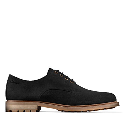 Image of Clarks Men's Foxwell Hall Derbys, Brown, 9