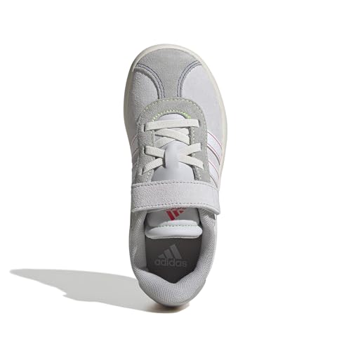 Image of adidas Kids' VL Court 3.0 Elastic Lace & Strap Shoe