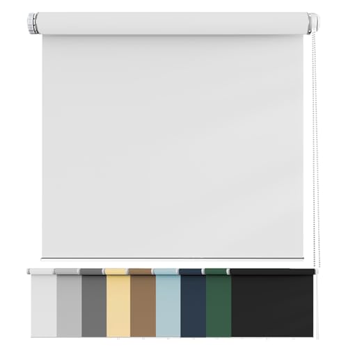 Store plissé occultant thermique 105x130 isolant sans perçage taupe