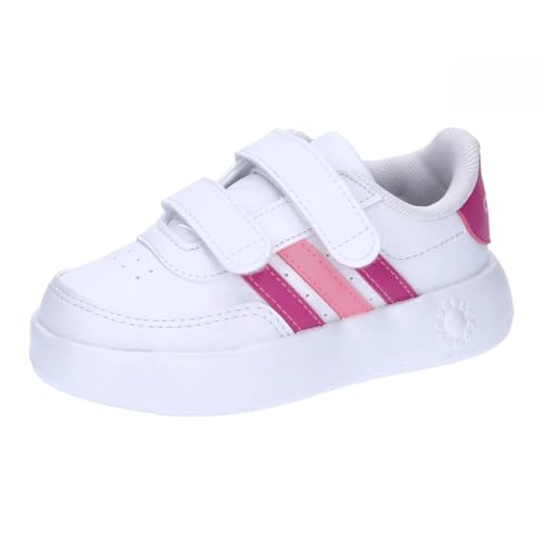 adidas Breaknet 2.0 Shoes Kids, Zapatillas de Tenis Unisex bebé, Cloud White/Lucid Fuchsia/Beam Pink, 26 EU