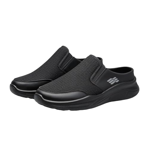 Chaussures décontractées basquette pied large homme et mules sabots pour marche active