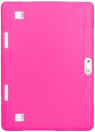 Funda universal de silicona para tablet Android de 10 pulgadas y 10.1 pulgadas, soporte de lápiz (B, talla única)