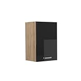 Le meuble de cuisine est modulable selon les besoins, avec la possibilité d'ajouter des modules supplémentaires et une étagère fermée pour plus de rangement.