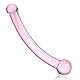 Glas Doppeldildos Für Frauen, FLYTAGLE Realistischer Glasdildo Analdildo Kristall Penis Analplug Buttplug G-Punkt Masturbation Stimulator SM Spielzeug Sex-Toys sexspielzeug für Männer (Gepudert)