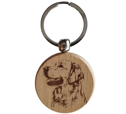 Porte-Clés Golden Retriever Accessoire Unique avec une Touche Evoquant le Labrador - Golden Retriever Goodies Mignon Cadeau Original pour Amoureux des Chiens...