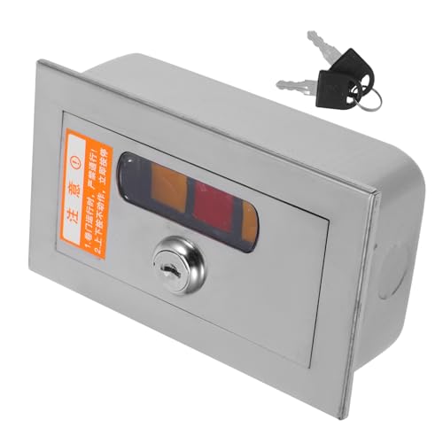 NUOBESTY Fireproof Roller Shutter Door Control Box Push Button Switch Station for Shopping Malls Warehouses Easy Operation Manual Starter Panel