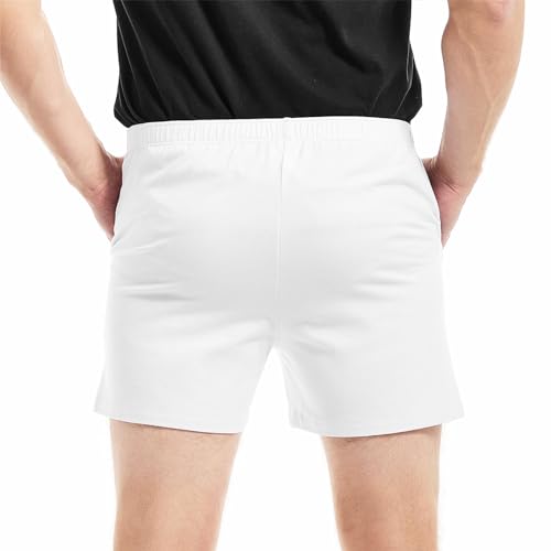Image of AIMPACT Men's 4 inch Inseam Sleep & Lounge Pajama Shorts with Pockets