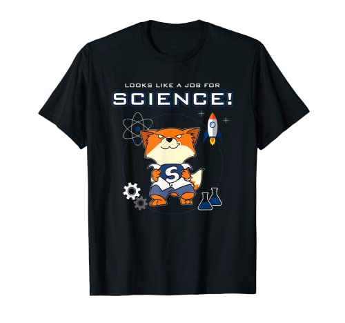 Parece un trabajo para la ciencia Funny Scientist Lab Fox Nerd Camiseta