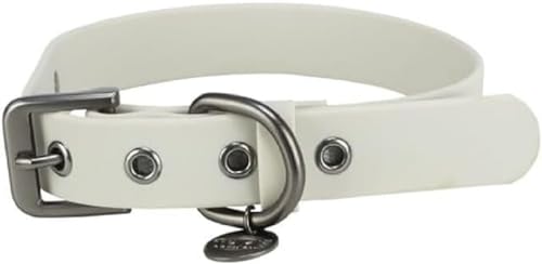 TRIXIE CityStyle Collar, PVC, S M 30 37 cm, 20 mm G, Claro