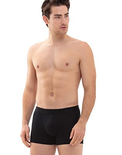 Mey Calzoncillos cortos para hombre con ribetes moldeadores e insertos de rizo supersuaves - Con tecnología Last Drop - Serie Basics Softball - 37180, Negro , XXXXXXL