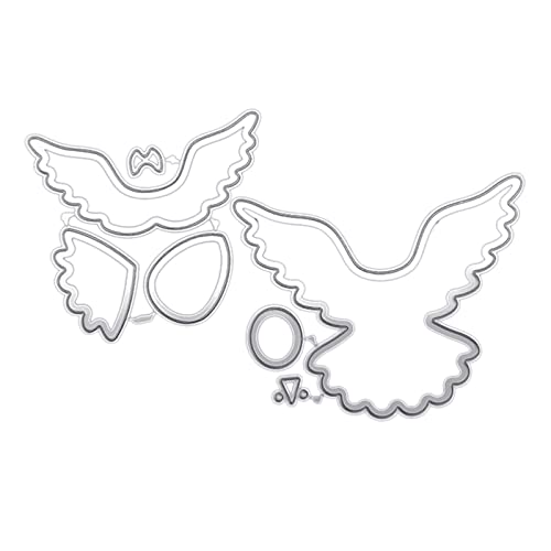 Shntig Eulen Metall Stanzformen Schablonen Set