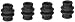 Carlson Quality Brake Parts 16116 Caliper Pin Boot Kit
