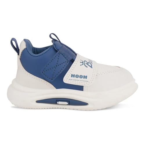 Image of HOOH Kids Fashion Sneakers, Unisex Comfort Shoes with Velcro Strap for Baby Boys and Girls for Age 18 Months to 7 Years
