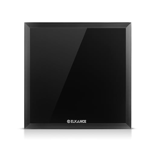 Image of Dazzle 150mm (6 Inches) Axial Exhaust Fan | BLDC Motor | 7W, 2400 RPM | Premium Lacquered Glass Panel - Stylish Ventilation for Office, Kitchen & Bathroom | (Black)