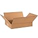 Box Partners 1292 Flat Corrugated Boxes 12 x 9 x 2-Inch Kraft 25/Bundle (BXP1292)