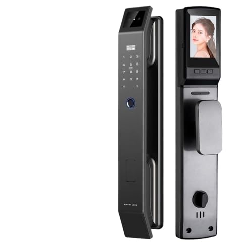 3D Facial Recognition App Password Fingerprint Card Portable Visual Doorbell Monitoring Camera Electronic Door Lock(22 300 6068)