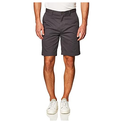 Amazon Essentials Pantalón Corto de 23 Cm de Ajuste Clásico Hombre, Gris, 36W