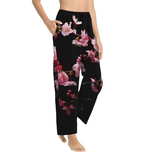 Pantalon de pyjama polyester doux aux détails soignés - 2