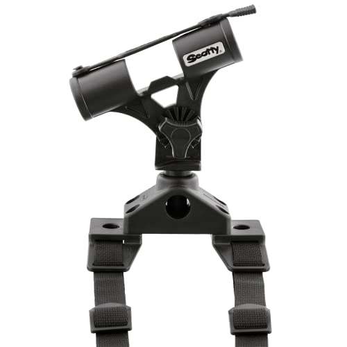 Scotty #267 Fly Rod Holder w/ #266 Float Tube Mount,Black - image 2