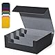 UAONO Sammelkarten-Aufbewahrungsboxen für 1800+ Karten, Premium Magnetic Deck Boxen, Leather Deck Case mit Trennwänden, Spielkarten Deck Boxe für TCG Magic the Gathering YuGiOh Karten (Schwarz)