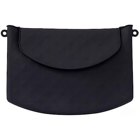 Notmise Silicone Makeup Bag Toiletry Bag Cosmetic Bag Travel Essentials for Women, Makeup Brushes and Tools Bag, 10X7 Inches, Black… Cover