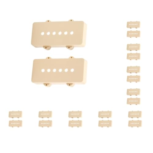 10のセット2個6穴エレキギターピックアップカバーP90ピックアップシェルdiy部品52ミリメートル