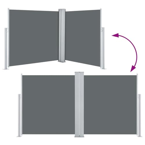 Store latéral occultant pour stopper le vis-à-vis du balcon 100x600 cm - 5