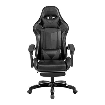 Cadeira Gamer Prizi Canvas - Preta
