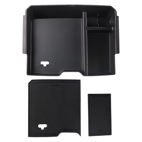 Organisateur console centrale pour Ford Ranger Everest 2023-2025 boîte accoudoir noir