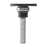 ENT 13972 Scheibennutfräser HW, Schaft (S) 8 mm, Durchmesser (D) 40 mm, NL 4 mm, ØKL 19 mm, T 10,5 mm, GL 54 mm, auf Spindel montiert mit Kugellager 19 mm