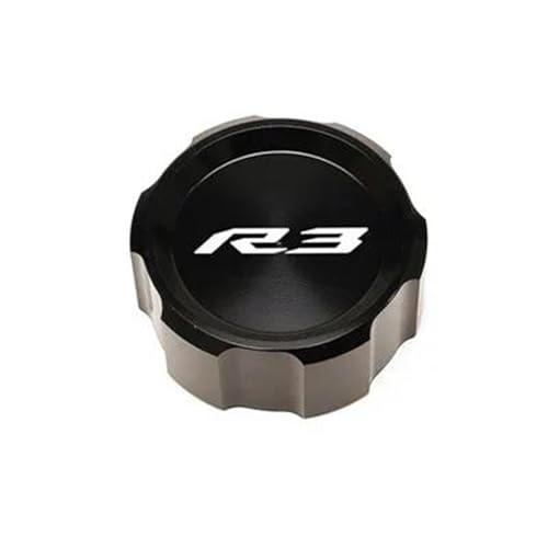Tapa de depósito líquido de frenos RBC Black para moto YZFR3 2015-2022 1