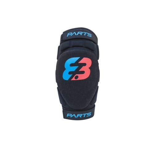 Gnarly - Rodillera de protección para Adulto, Unisex, Negro/Azul, M