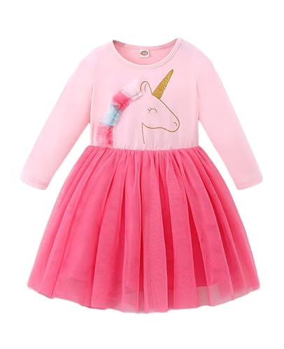 Marchrol Girls Dress Toddler Mesh Tunic Princess Dresses