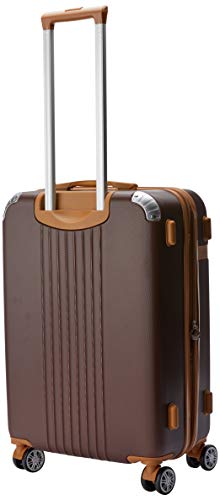 Kit 2 Malas De Viagem, Pequena E Média, Abs, Athena, Bronze, Santino