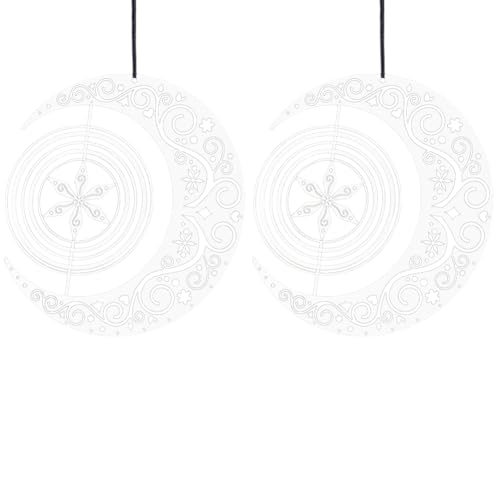 Huudngeje Carillon Éolien Rotatif Mandala 3D, Décoration Suspendue pour Jardin Nordique et Cour