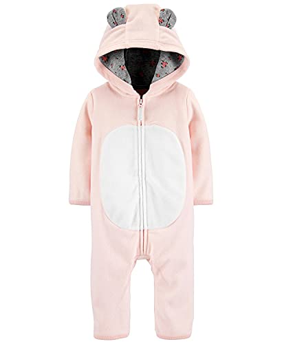 Combinaison polaire bébé fille Carter's avec capuche ours rose 6 mois