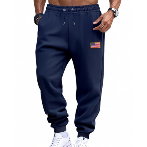 Sweatpants Pants Men Relaxed Fit Baggy Elastic Wiasted Casual Lounge Bottom Workout Athletic Stretch Jogging Pants2